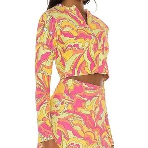 ⭐️New⭐️Frankie’s Bikinis Cropped Terry Cardigan